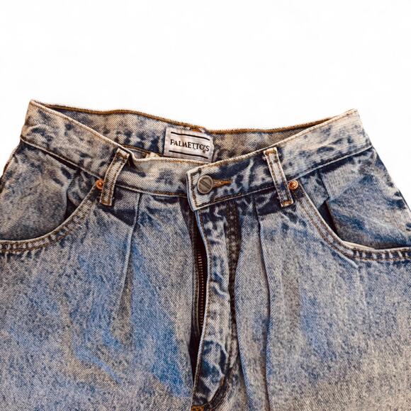 High waisted light acid washed original palmettos - Picture 4 of 7